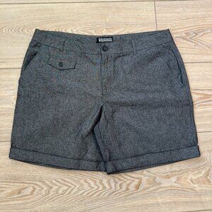 ☀️ Dive into Summer Style: Nicole Miller Blue Cotton Shorts! 100% Cotton